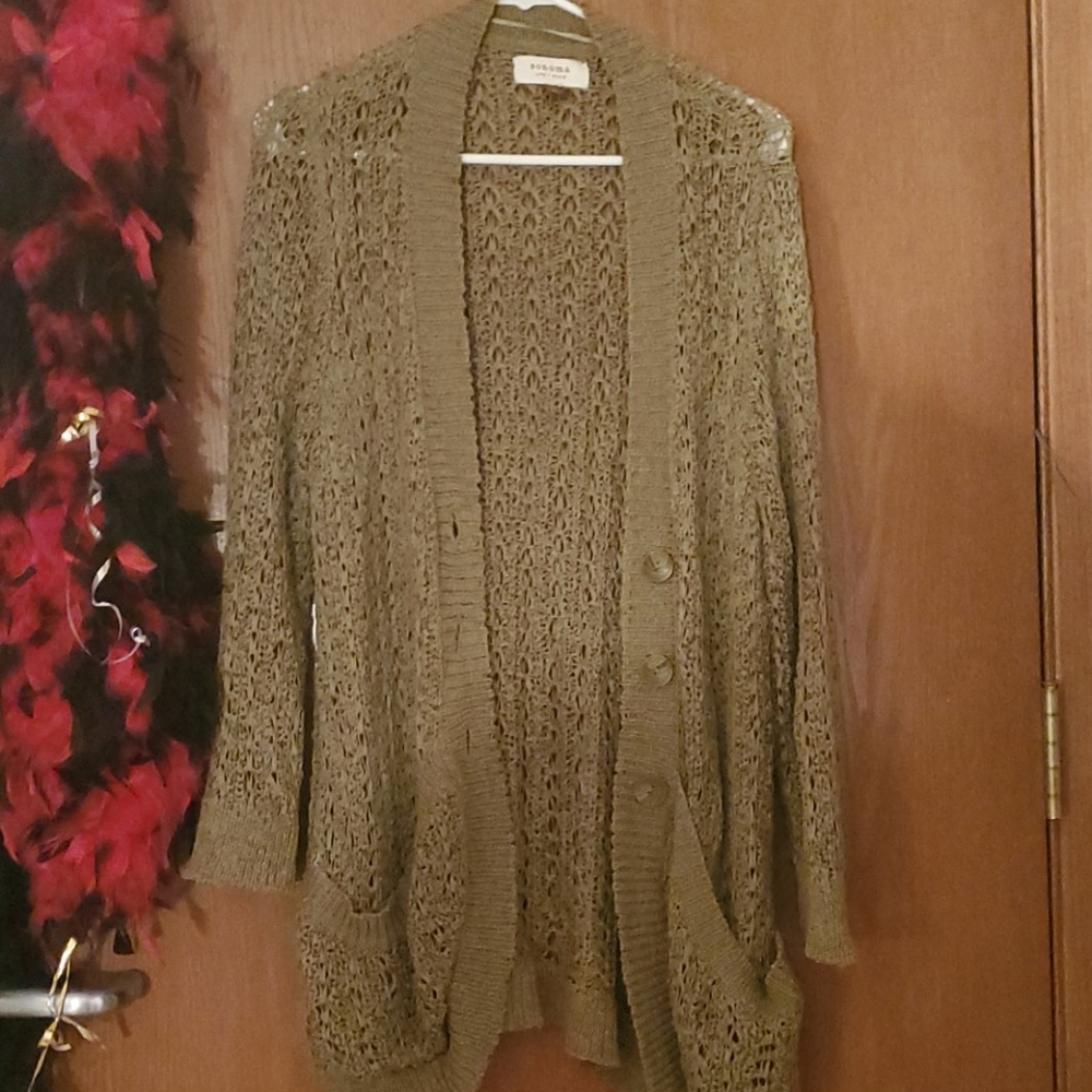Olive colored sweater